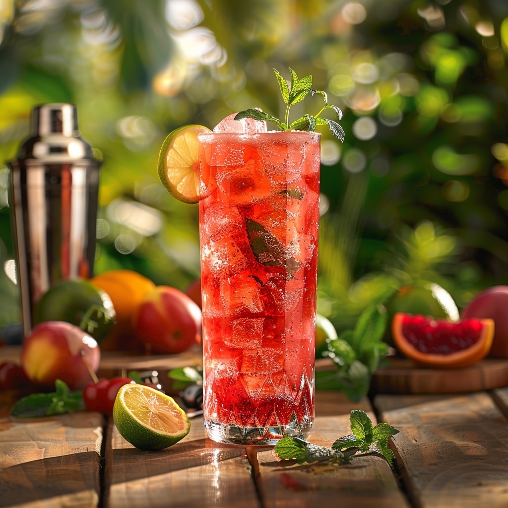 Cocktail limo-grenade – recette