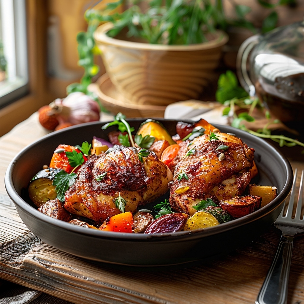 Poulet caramélisé aux épices – recette